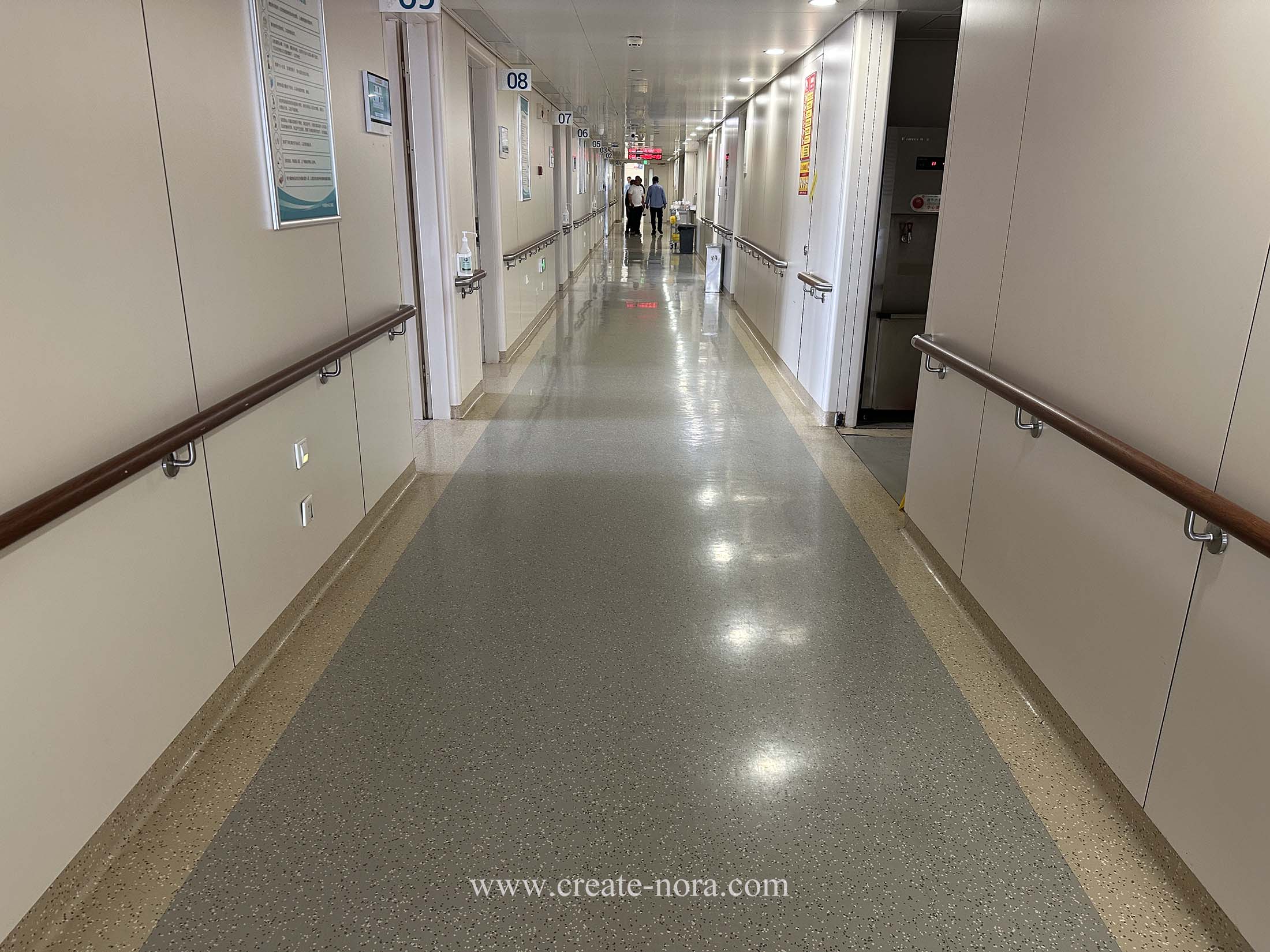 the photo of nora rubber flooring in The First Affiliated Hospital of Zhengzhou University 13